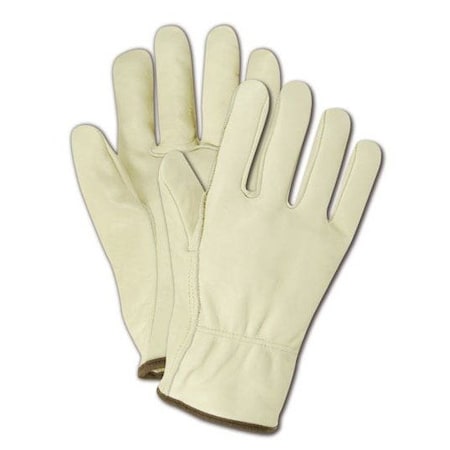 Magid Leather Drivers Gloves, Slip On Cuff, Straight Thumb Thumb, Tan, S 12 PK B540E-S